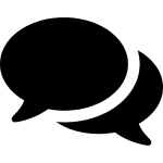 Chat icon for email contact